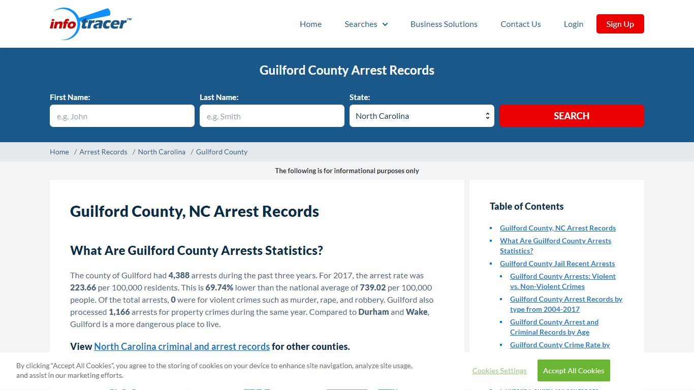 Guilford County Jail Recent Arrests and Mugshots - InfoTracer